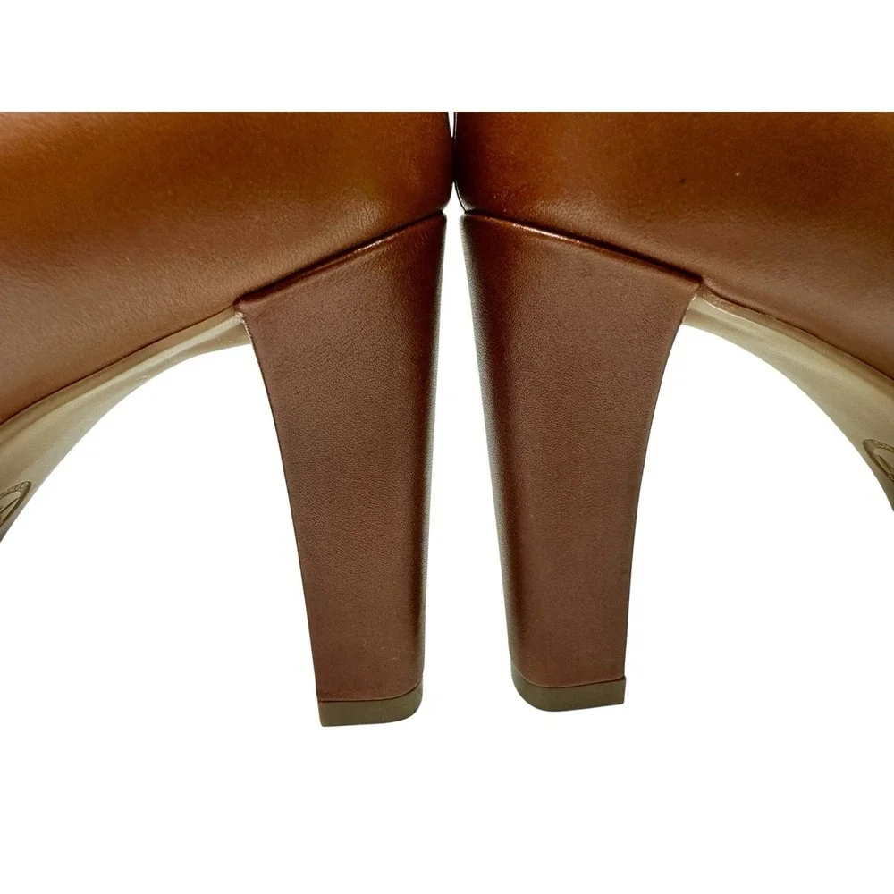Michael Kors Dorothy Flex Pumps‎ Heels Leather Shoes Black Pointy Toe 8.5M EUC